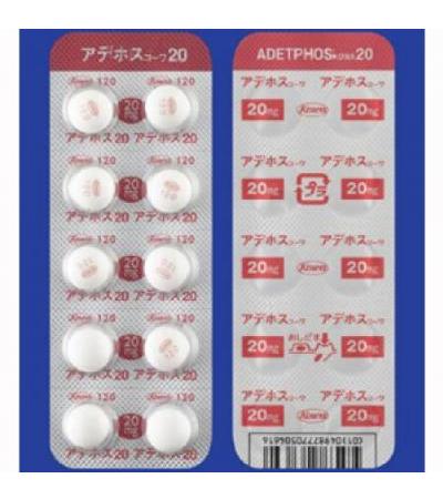 Adetphos Kowa Enteric Coated Tablet20: 100tablets