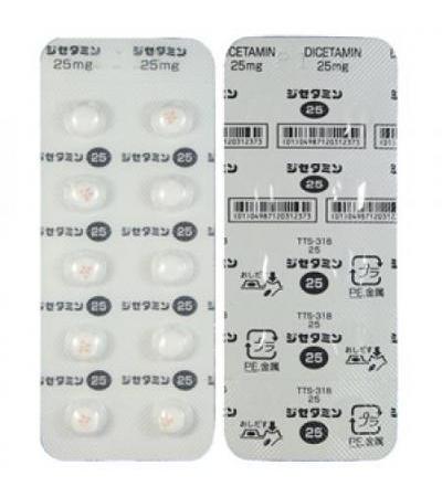 DICETAMIN TABLETS 25: 100's