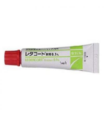 Ledercort Ointment 0.1%: 5g×10 tubes