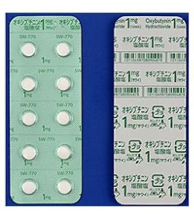 Oxybutynin Hydrochloride Tablets 1mg SAWAI 100Tablets