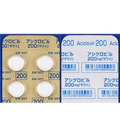 ACICLOVIR TABLETS 200mg SAWAI： 50 tablets