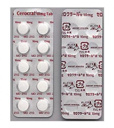 Cerocral Tab 10mg: 100tablets