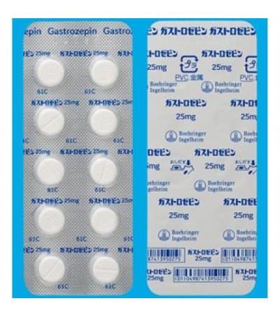 Gastrozepin Tablets 25mg: 100's