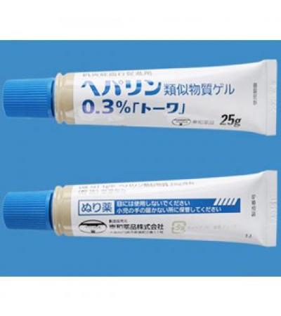 HEPARINOID GEL 0.3% TOWA: 25g x 10 tubes