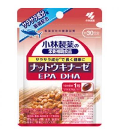 Kobayashi Pharmaceutical Nattokinase DHA,EPA: 30drops