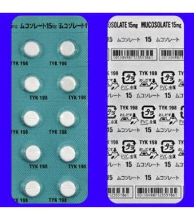 MUCOSOLATE Tab 15mg: 100's
