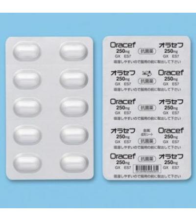 Oracef Tablets 250mg：100tablets