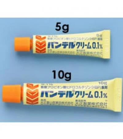 Pandel Cream 0.1％: 5g x 10tubes