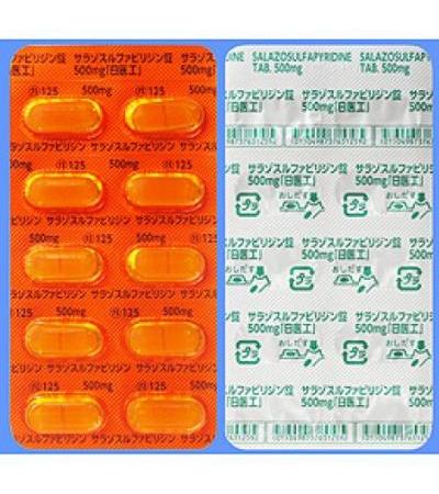 SALAZOSULFAPYRIDINE Tablet 500mg Nichi-Iko：100 tablets
