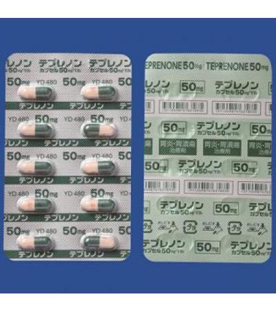Teprenone Capsules 50mg YD: 100Capsules