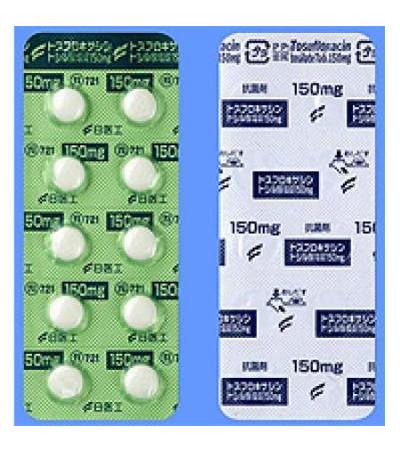 Tosufloxacin Tosilate Tablets 150mg Nichiiko：50 tablets