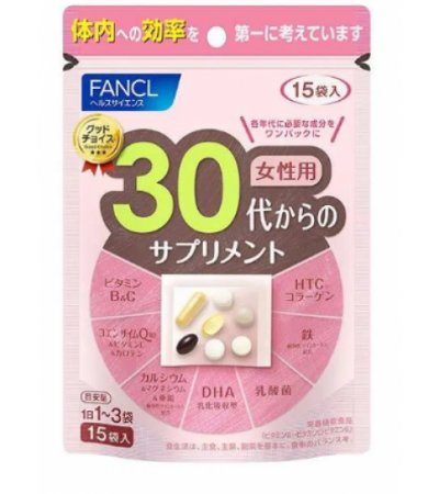 FANCL витаминно-минеральный комплекс для женщин возраста 30+ / 15 дней