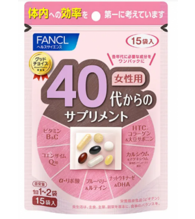 FANCL витаминно-минеральный комплекс для женщин возраста 40+ / на 15 дней