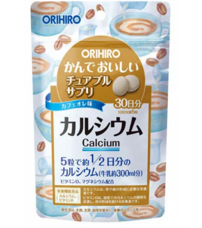 Orihiro кальций + магний + D3 / 150 шт / на 30 дней