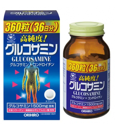 Глюкозамин Orihiro — 360 гранул / 36 дней