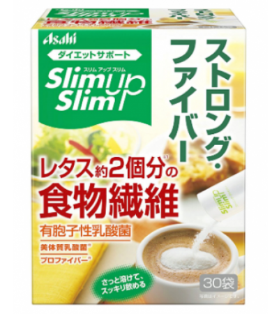 Asahi Slim Up Slim Strong Fiber Клетчатка и молочнокислые бактерии / 30 дней
