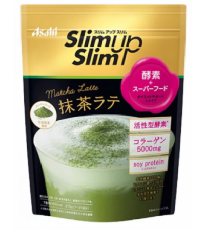 Asahi Slim Up Slim диетический протеиновый детокс-коктейль Matcha Latte / 315гр