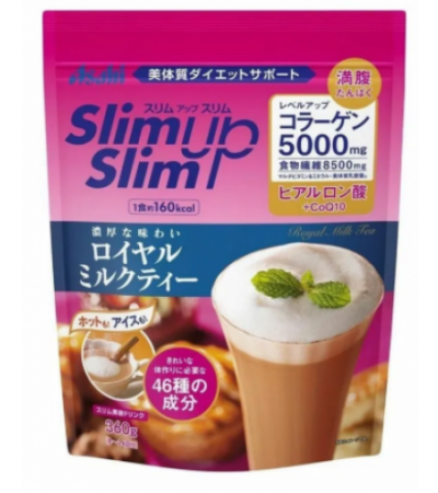Asahi Slim Up Slim диетический протеиновый коктейль Королевский чай / 315гр