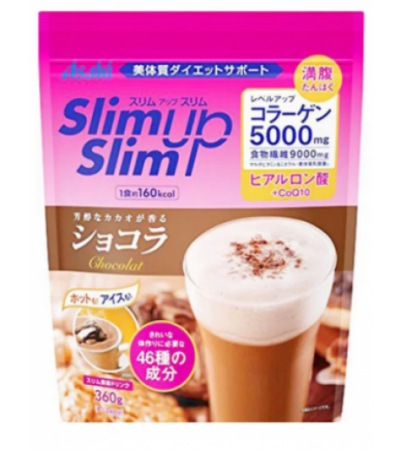 Asahi Slim Up Slim диетический протеиновый коктейль Шоколад / 315гр
