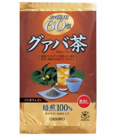 Чай из листьев гуавы для похудения ORIHIRO / 60 пакетиков